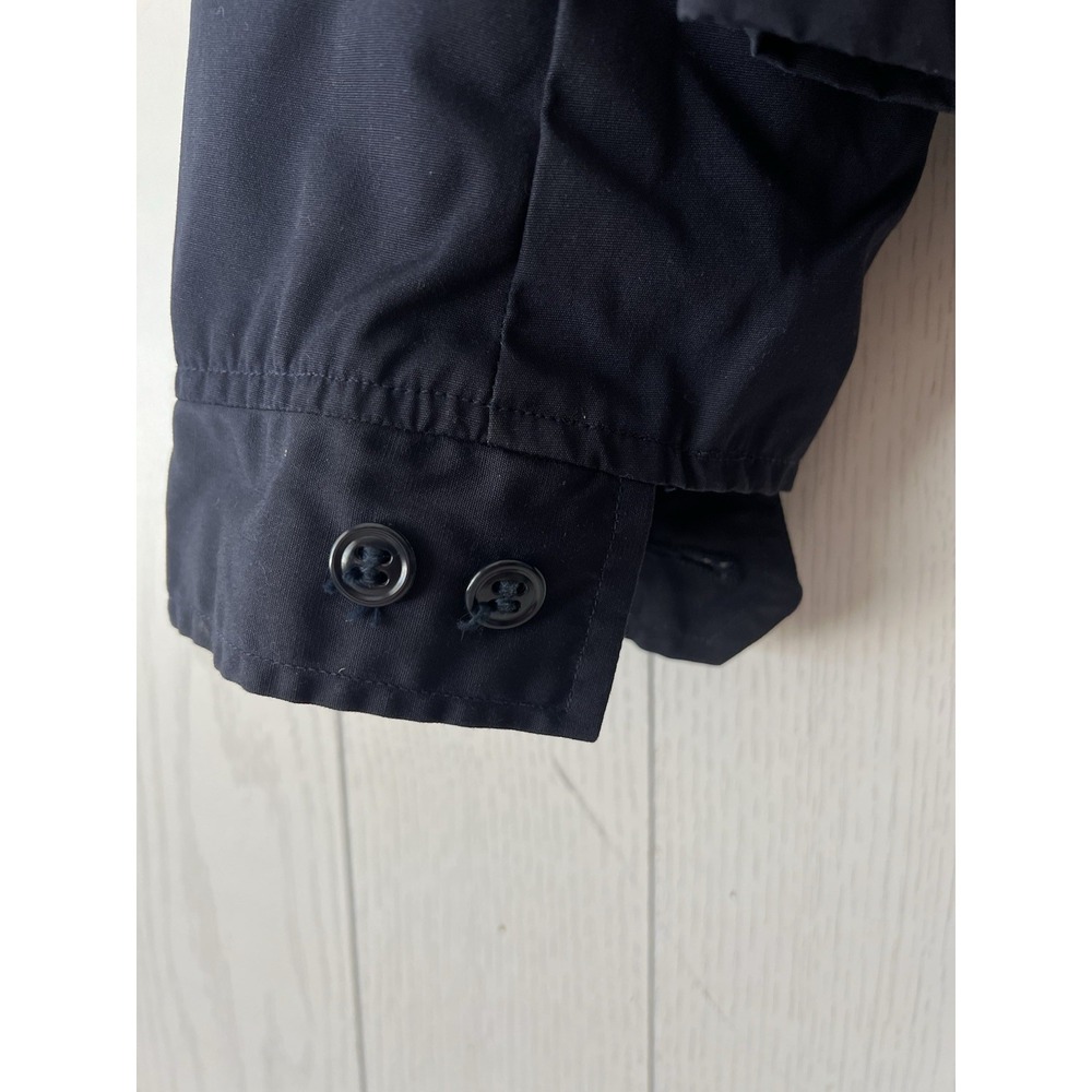 Vtg 70s US Air Force Jacket 42XL Blue Poplin Zip Up Military USN USAF Bomber - Picture 5 of 15